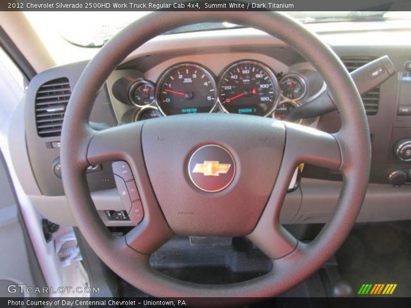  2012 Silverado 2500HD Work Truck Regular Cab 4x4 Steering Wheel