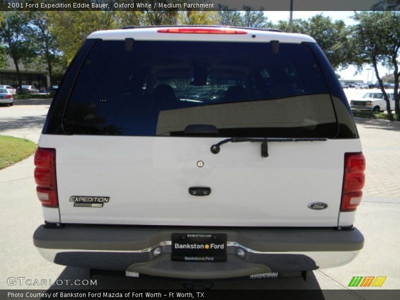 Oxford White / Medium Parchment 2001 Ford Expedition Eddie Bauer