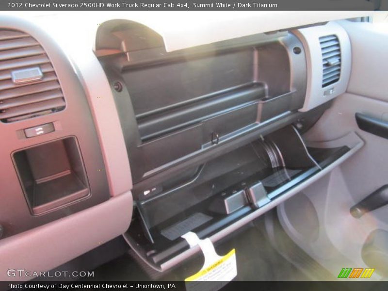 Summit White / Dark Titanium 2012 Chevrolet Silverado 2500HD Work Truck Regular Cab 4x4