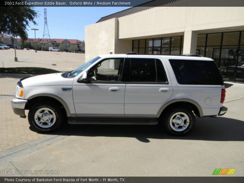 Oxford White / Medium Parchment 2001 Ford Expedition Eddie Bauer