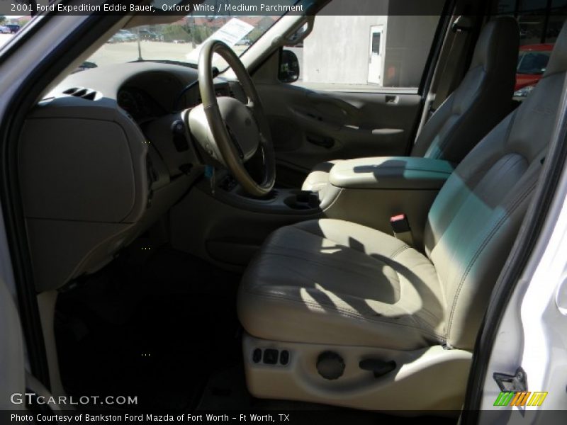 Oxford White / Medium Parchment 2001 Ford Expedition Eddie Bauer