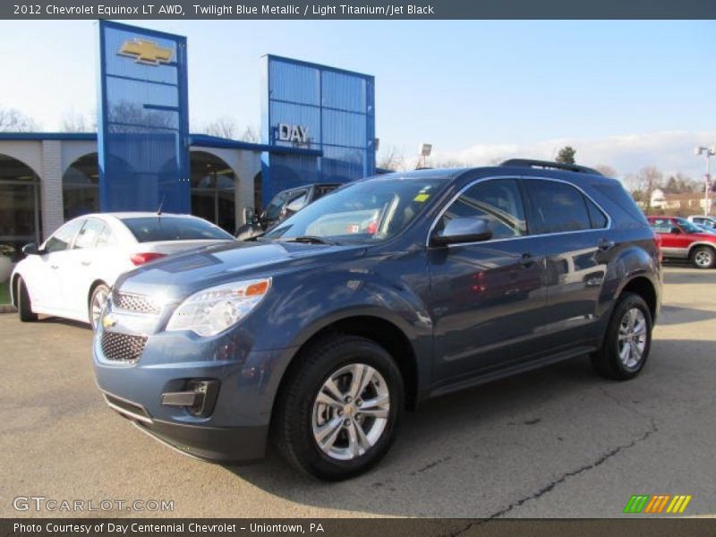 Twilight Blue Metallic / Light Titanium/Jet Black 2012 Chevrolet Equinox LT AWD