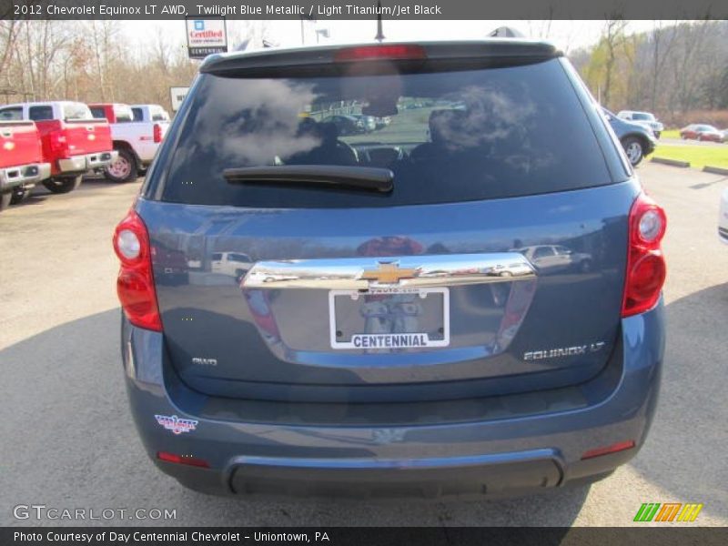 Twilight Blue Metallic / Light Titanium/Jet Black 2012 Chevrolet Equinox LT AWD