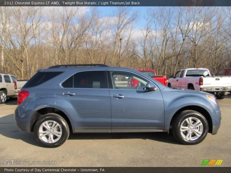 Twilight Blue Metallic / Light Titanium/Jet Black 2012 Chevrolet Equinox LT AWD