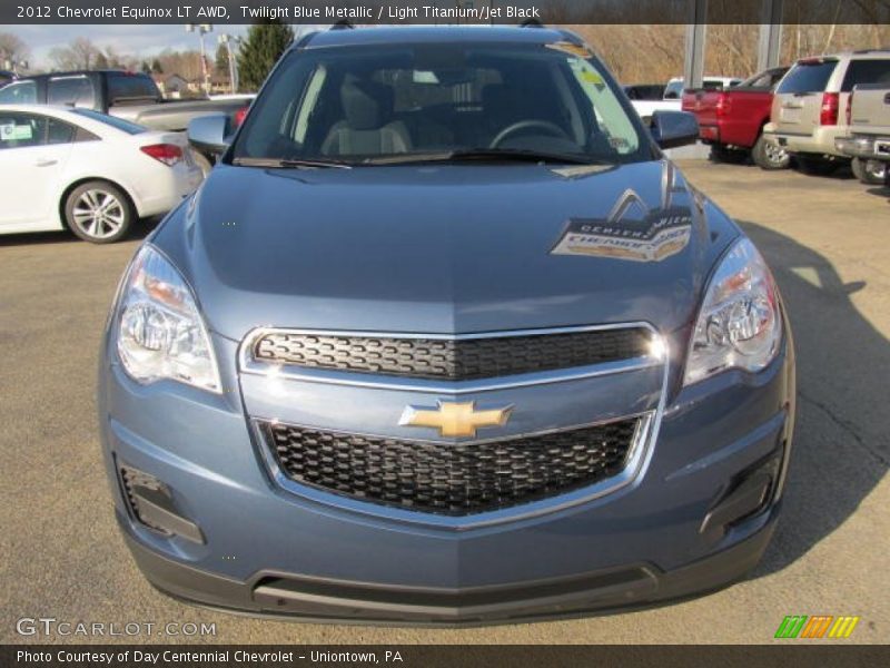 Twilight Blue Metallic / Light Titanium/Jet Black 2012 Chevrolet Equinox LT AWD