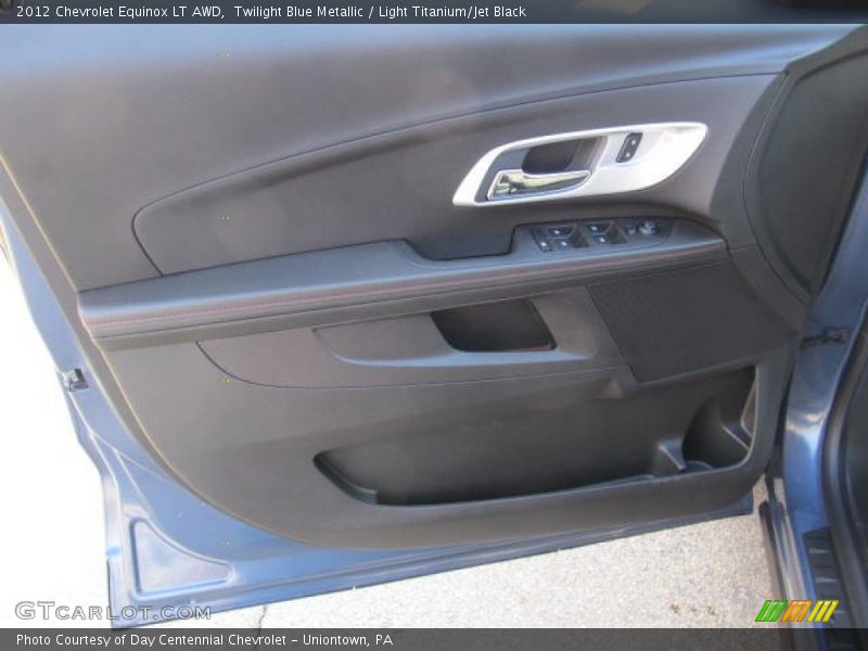 Twilight Blue Metallic / Light Titanium/Jet Black 2012 Chevrolet Equinox LT AWD
