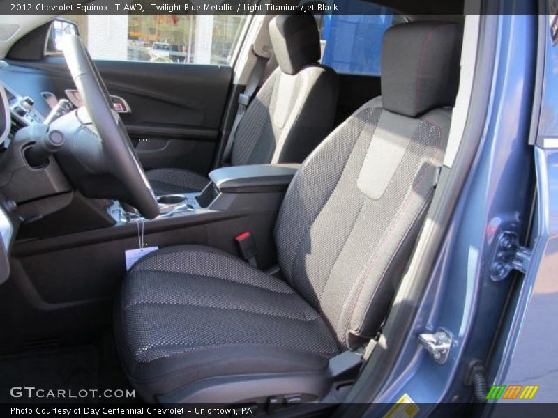 Twilight Blue Metallic / Light Titanium/Jet Black 2012 Chevrolet Equinox LT AWD