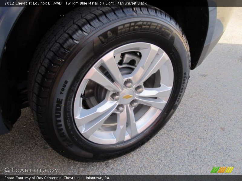 Twilight Blue Metallic / Light Titanium/Jet Black 2012 Chevrolet Equinox LT AWD