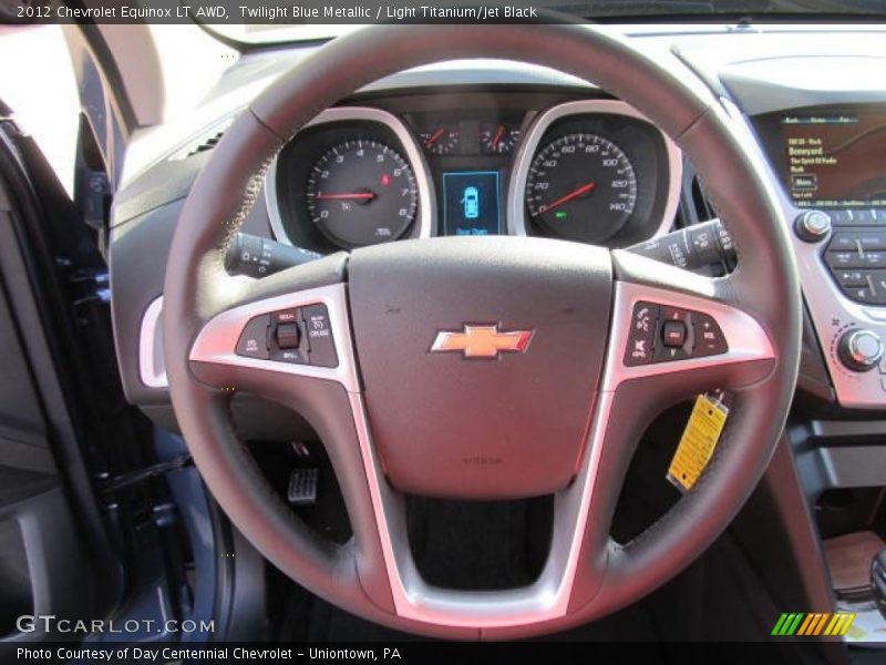 Twilight Blue Metallic / Light Titanium/Jet Black 2012 Chevrolet Equinox LT AWD
