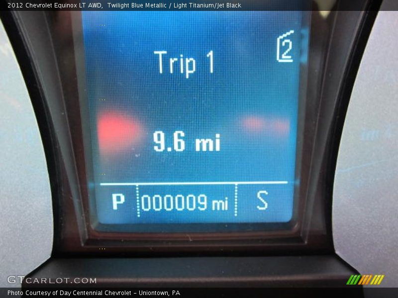 Twilight Blue Metallic / Light Titanium/Jet Black 2012 Chevrolet Equinox LT AWD