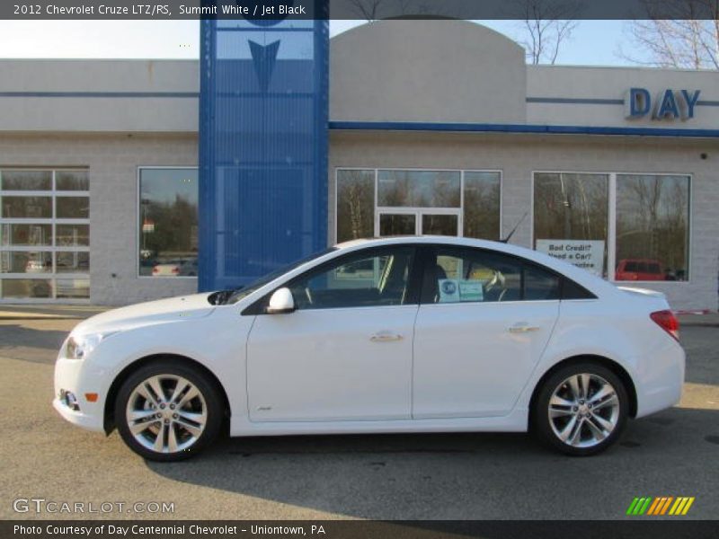 Summit White / Jet Black 2012 Chevrolet Cruze LTZ/RS