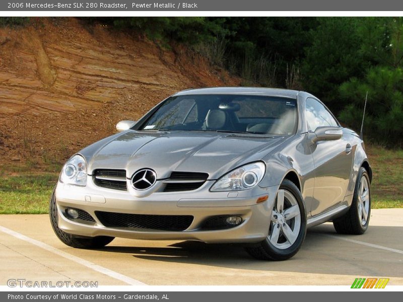 Pewter Metallic / Black 2006 Mercedes-Benz SLK 280 Roadster