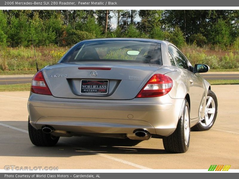 Pewter Metallic / Black 2006 Mercedes-Benz SLK 280 Roadster