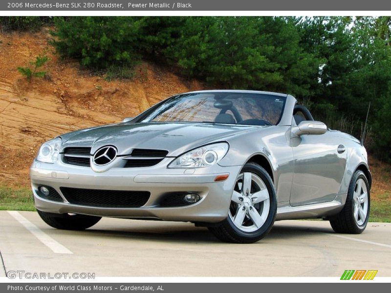 Pewter Metallic / Black 2006 Mercedes-Benz SLK 280 Roadster