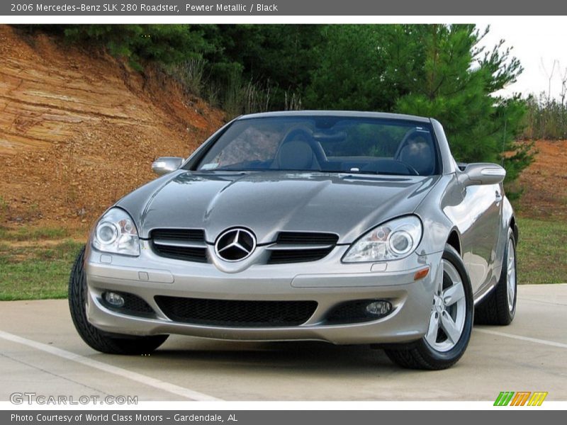 Pewter Metallic / Black 2006 Mercedes-Benz SLK 280 Roadster