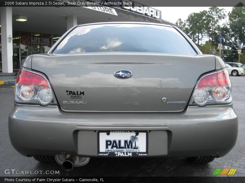 Steel Gray Metallic / Anthracite Black 2006 Subaru Impreza 2.5i Sedan