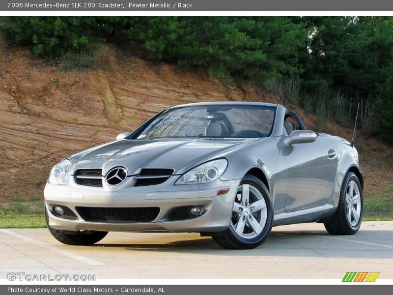 Pewter Metallic / Black 2006 Mercedes-Benz SLK 280 Roadster