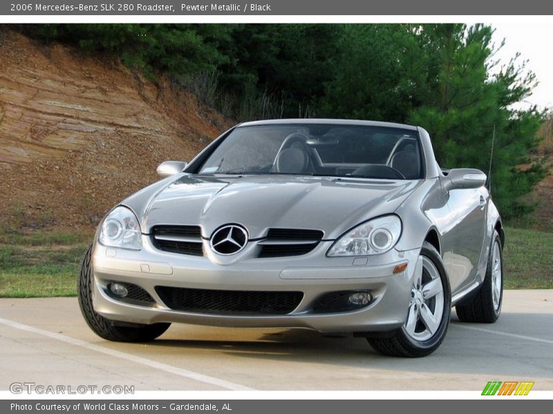 Pewter Metallic / Black 2006 Mercedes-Benz SLK 280 Roadster