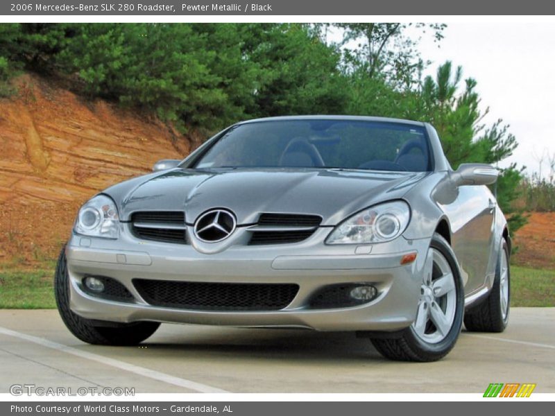 Pewter Metallic / Black 2006 Mercedes-Benz SLK 280 Roadster