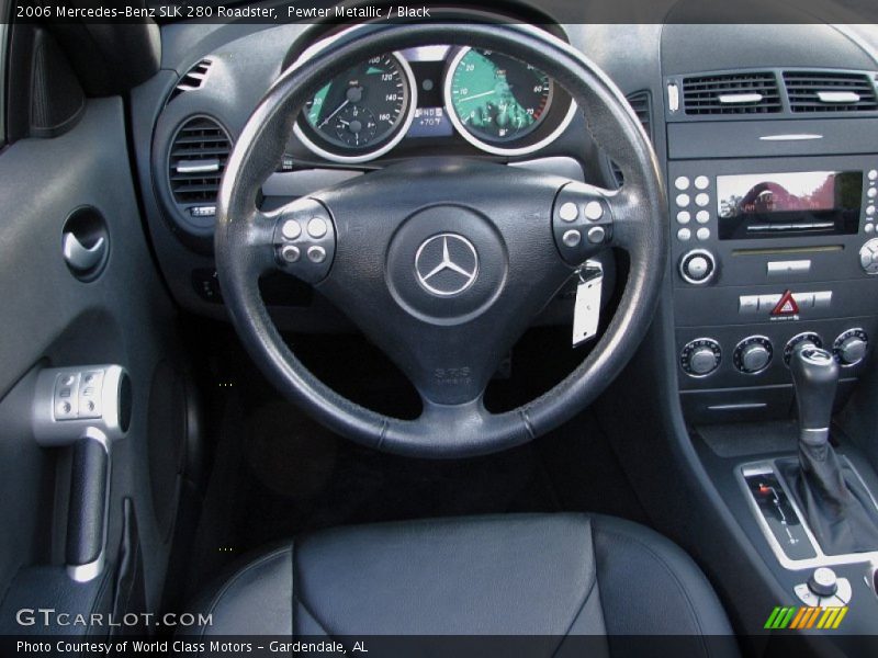 Pewter Metallic / Black 2006 Mercedes-Benz SLK 280 Roadster