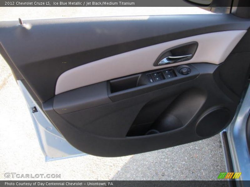 Ice Blue Metallic / Jet Black/Medium Titanium 2012 Chevrolet Cruze LS