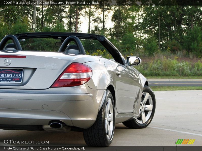 Pewter Metallic / Black 2006 Mercedes-Benz SLK 280 Roadster