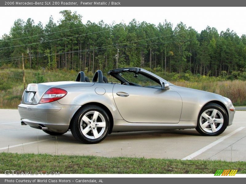 Pewter Metallic / Black 2006 Mercedes-Benz SLK 280 Roadster