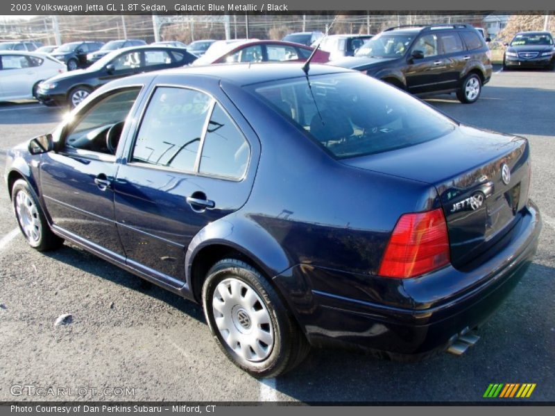 Galactic Blue Metallic / Black 2003 Volkswagen Jetta GL 1.8T Sedan