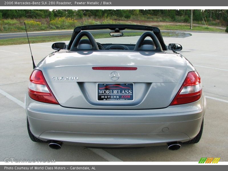 Pewter Metallic / Black 2006 Mercedes-Benz SLK 280 Roadster