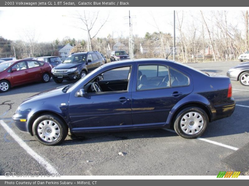 Galactic Blue Metallic / Black 2003 Volkswagen Jetta GL 1.8T Sedan
