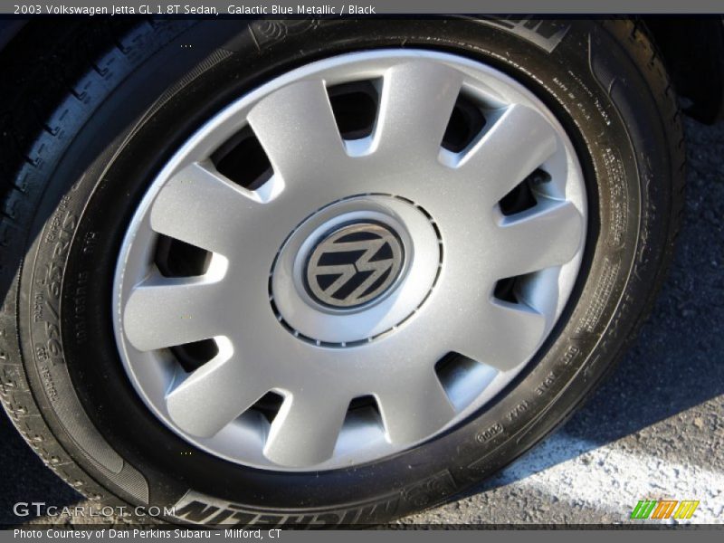 Galactic Blue Metallic / Black 2003 Volkswagen Jetta GL 1.8T Sedan