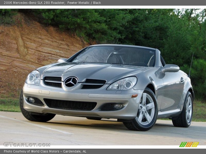 Pewter Metallic / Black 2006 Mercedes-Benz SLK 280 Roadster