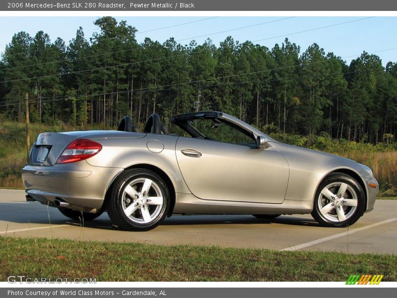 Pewter Metallic / Black 2006 Mercedes-Benz SLK 280 Roadster