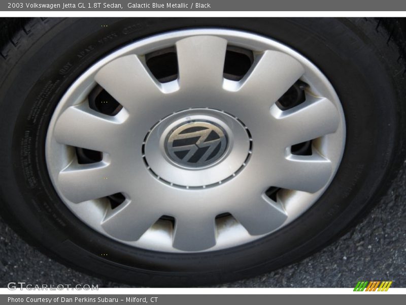 Galactic Blue Metallic / Black 2003 Volkswagen Jetta GL 1.8T Sedan