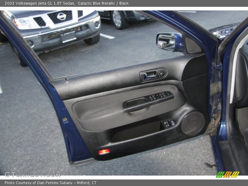 Galactic Blue Metallic / Black 2003 Volkswagen Jetta GL 1.8T Sedan