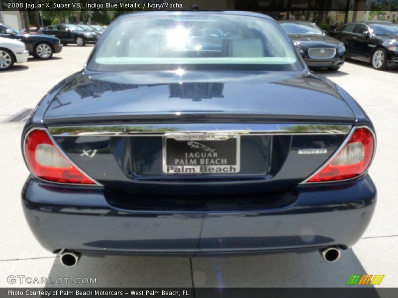 Indigo Blue Metallic / Ivory/Mocha 2008 Jaguar XJ Super V8