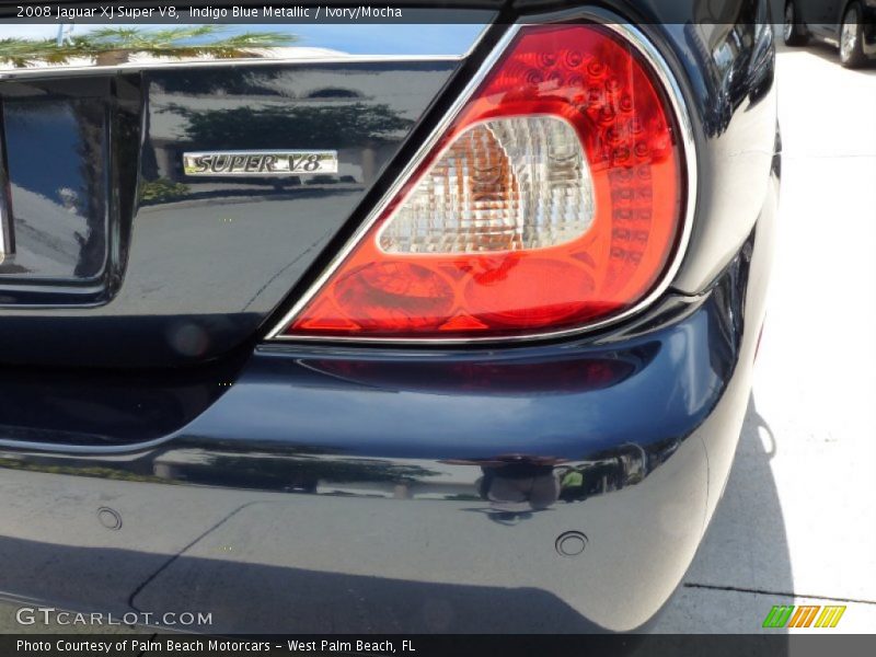 Indigo Blue Metallic / Ivory/Mocha 2008 Jaguar XJ Super V8