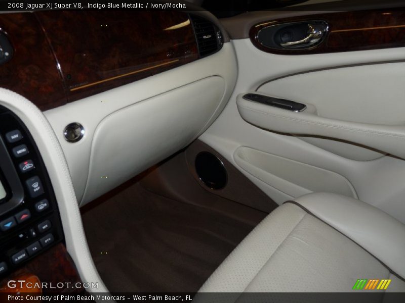 Indigo Blue Metallic / Ivory/Mocha 2008 Jaguar XJ Super V8