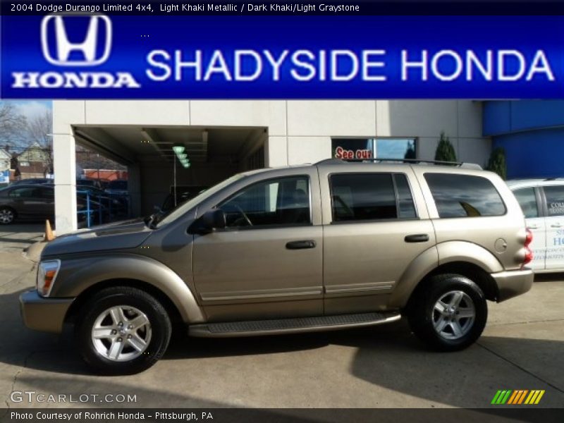 Light Khaki Metallic / Dark Khaki/Light Graystone 2004 Dodge Durango Limited 4x4