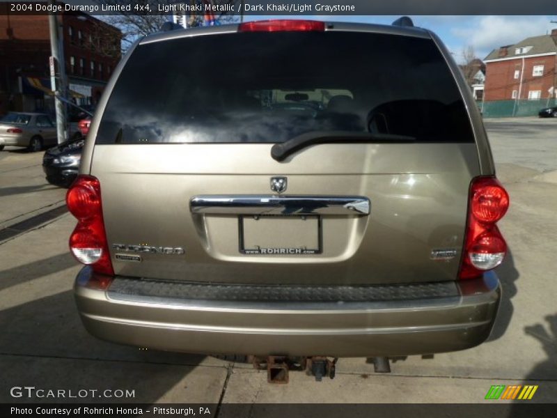 Light Khaki Metallic / Dark Khaki/Light Graystone 2004 Dodge Durango Limited 4x4