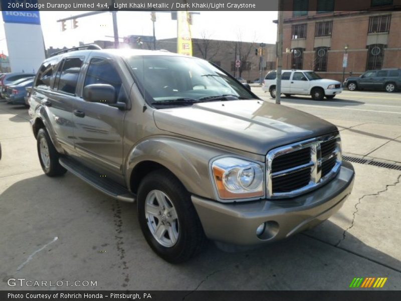 Light Khaki Metallic / Dark Khaki/Light Graystone 2004 Dodge Durango Limited 4x4