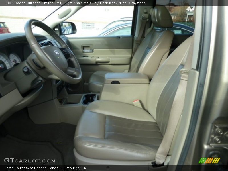 Light Khaki Metallic / Dark Khaki/Light Graystone 2004 Dodge Durango Limited 4x4