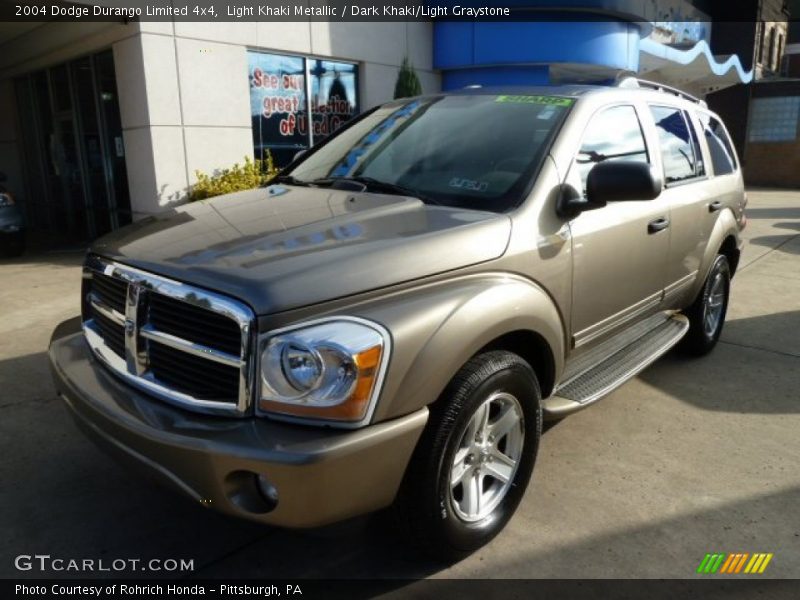 Light Khaki Metallic / Dark Khaki/Light Graystone 2004 Dodge Durango Limited 4x4