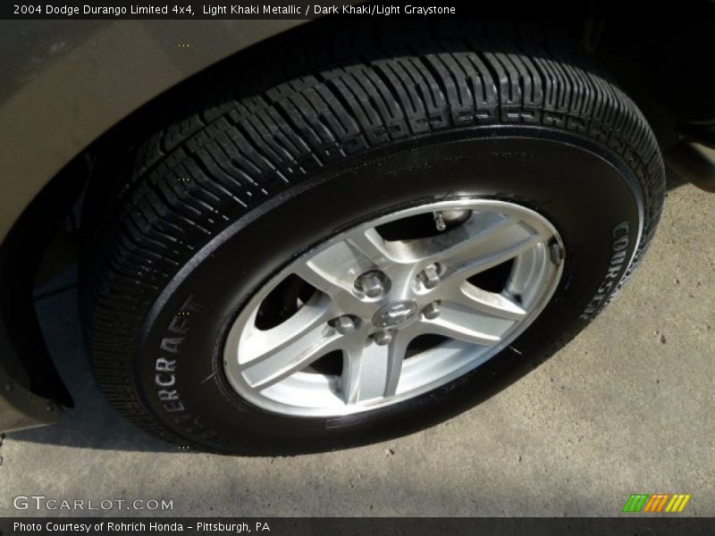 Light Khaki Metallic / Dark Khaki/Light Graystone 2004 Dodge Durango Limited 4x4