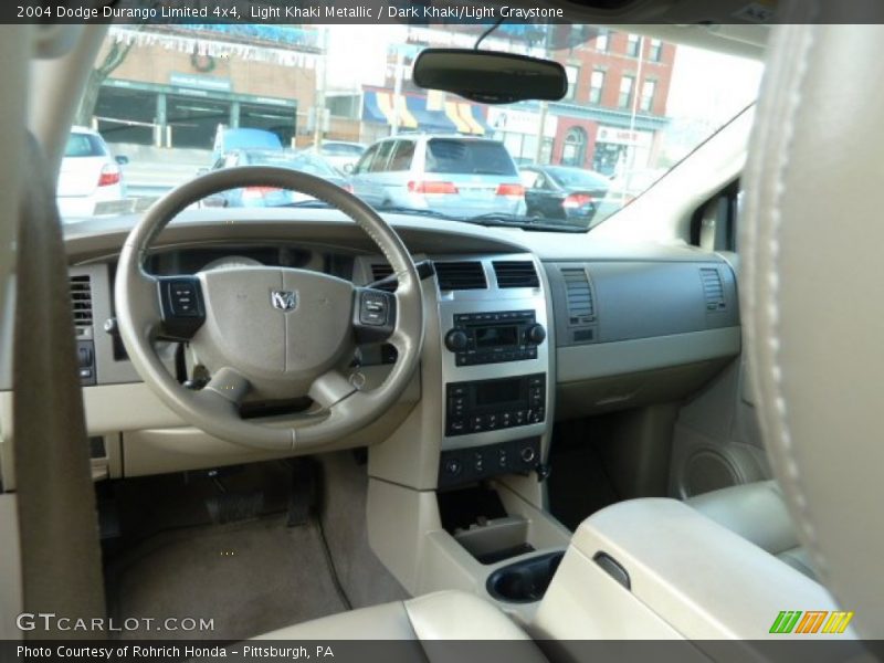 Light Khaki Metallic / Dark Khaki/Light Graystone 2004 Dodge Durango Limited 4x4