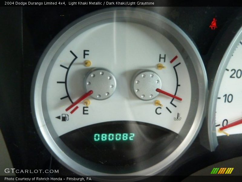 Light Khaki Metallic / Dark Khaki/Light Graystone 2004 Dodge Durango Limited 4x4