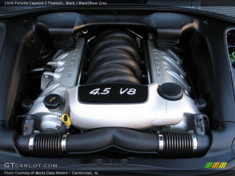 Black / Black/Steel Grey 2006 Porsche Cayenne S Titanium