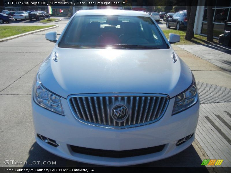 Summit White / Dark Titanium/Light Titanium 2011 Buick LaCrosse CXL