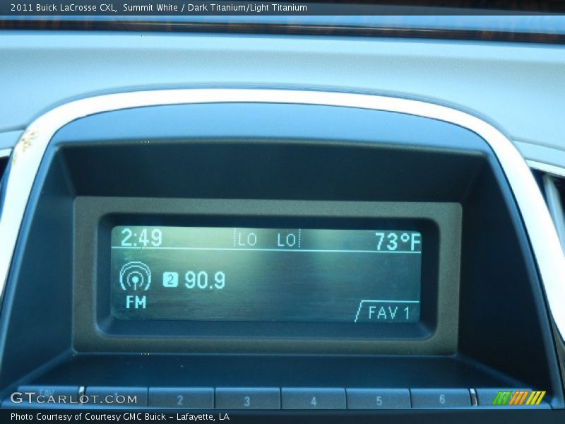 Summit White / Dark Titanium/Light Titanium 2011 Buick LaCrosse CXL