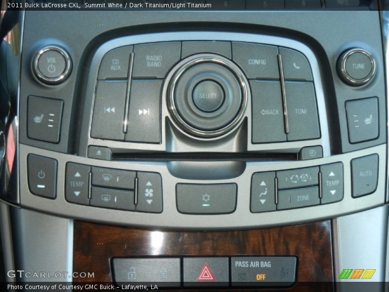 Summit White / Dark Titanium/Light Titanium 2011 Buick LaCrosse CXL